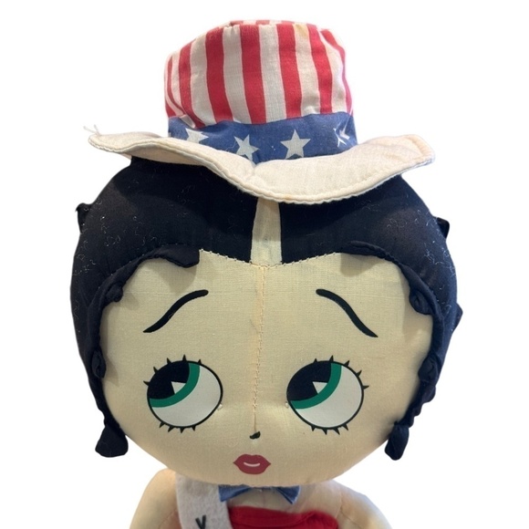 Vintage Betty Boop Vote 4 Betty Patriotic Doll - Picture 6 of 7